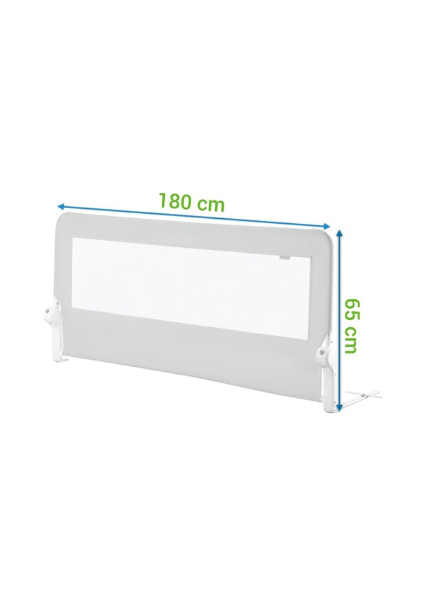 Resim Wellgro 180 65 Cm Beyaz Yatak Bariyeri, Yatak Korkuluğu 