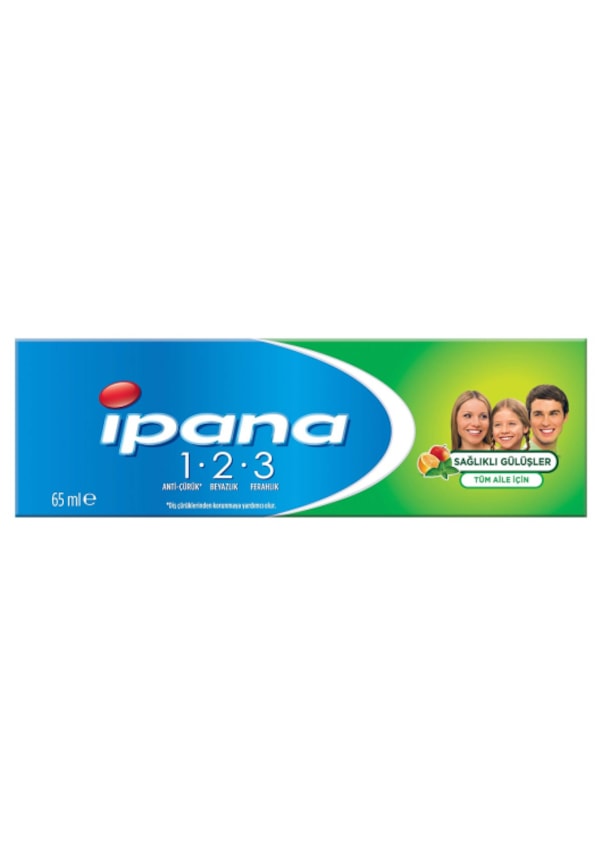 İpana 3 Etki Sağlıklı Gülüşler Tüm Aile İçin Diş Macunu 6 x 65 ML