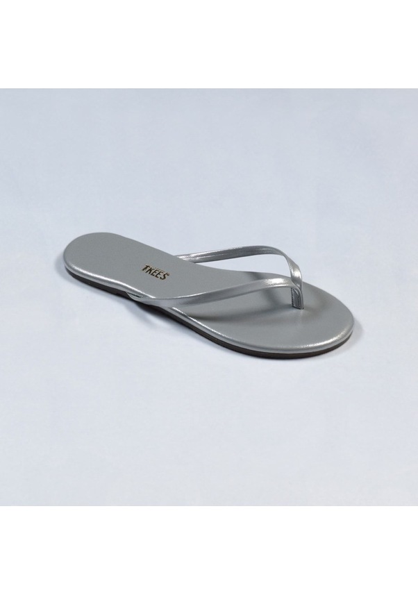 Resim Kadın Parıltılı Silver Parmak Arası Terlik Parıltılı Silver Gümüş 