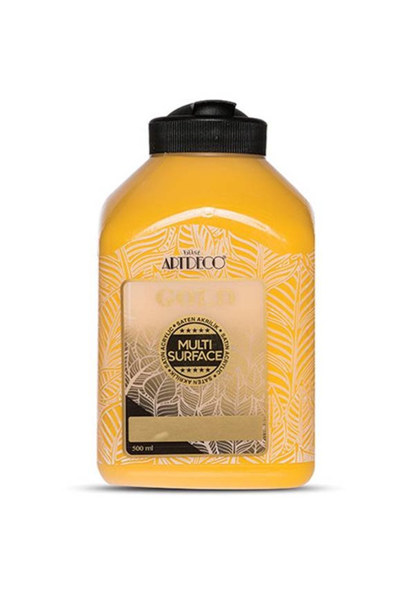 Artdeco Gold Multi Surface Akrilik Boya 500Ml 208 Taksi Sarısı