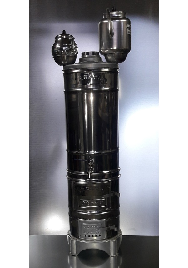 Resim 40Lt Büyük Boy Çay Semaveri 20Dk Kaynatma Odunlu Kömürlü Cay Sema 