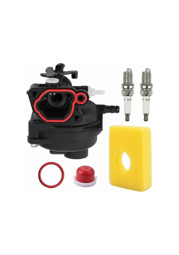 Kit Carburateur Pour Moteur Briggs & Stratton 300E-600E - Inclut Filtre à Air, Bougie, Joints - Modèles 08P502, 09P602