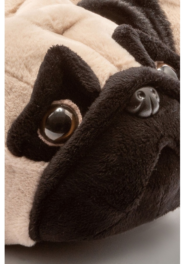 Resim Twigy Dea Kadın,Garson Boy Hayvanlı Panduf Siyah 36/41 AA0662 Bej 