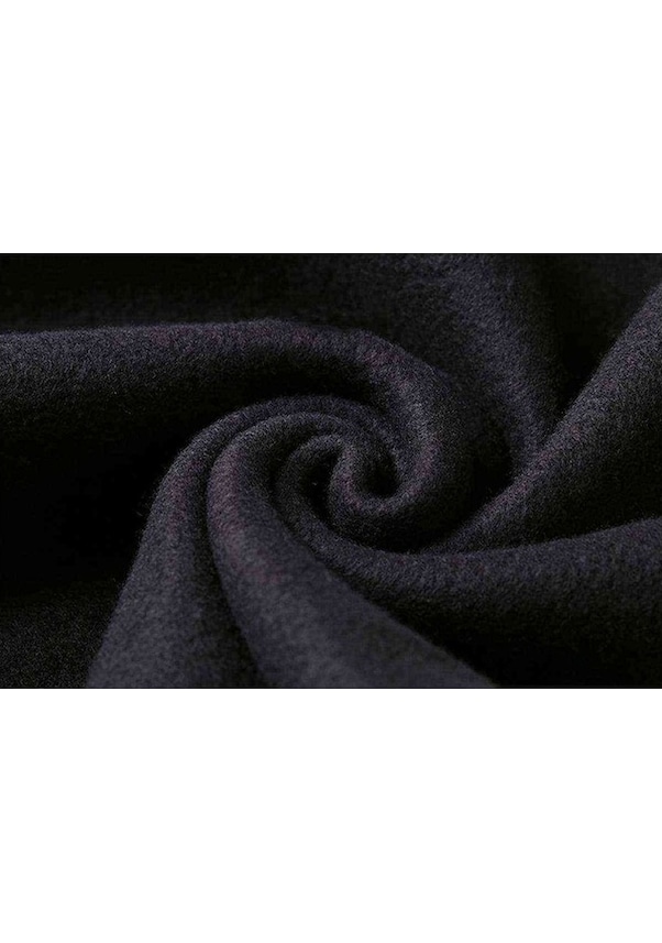 Resim Lets Go Camp Baskılı Unisex Çocuk Siyah Sweatshirt Siyah 