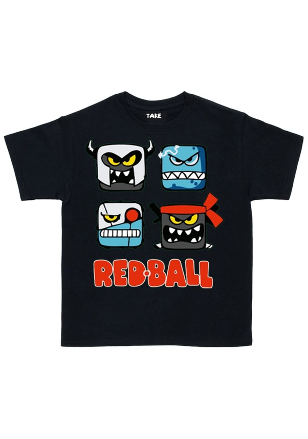 Red Ball Çocuk Tişört Siyah Unisex
