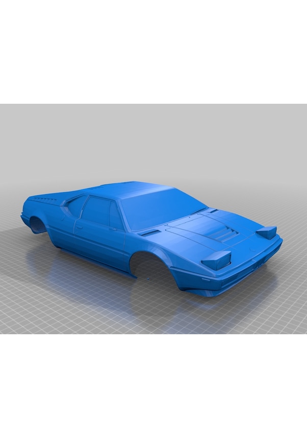 Resim Opencart 1/10 Bmw M1 Rc Araba Gövdesi Sadece Plastik Aparattır 