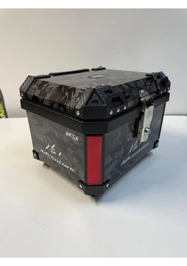 Resim Rexx 45 Litre Abs Motosiklet Arka Çanta - 02-renkli Tek Renk 