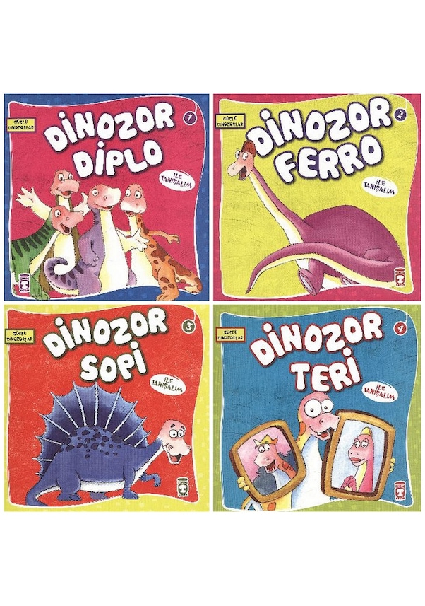 Güçlü Dinozorlar Okul Öncesi 4 Kitap Set Fiyatları Ve Özellikleri