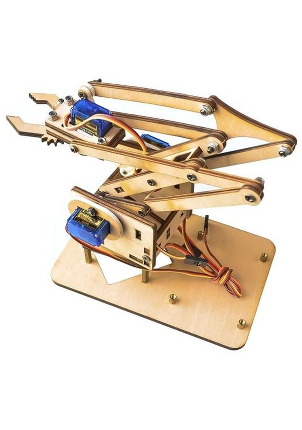 Ahşap Robot Kol Setisg90 Servo Motor Dahil Demonte Fiyatları ve