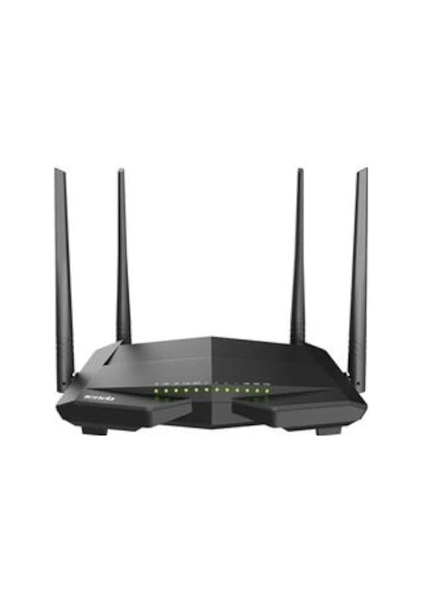 Resim Tenda V12 867 Mbps 4 Port Adsl2+-vdsl Kablosuz Fiber Modem 4 Anten Kdo 