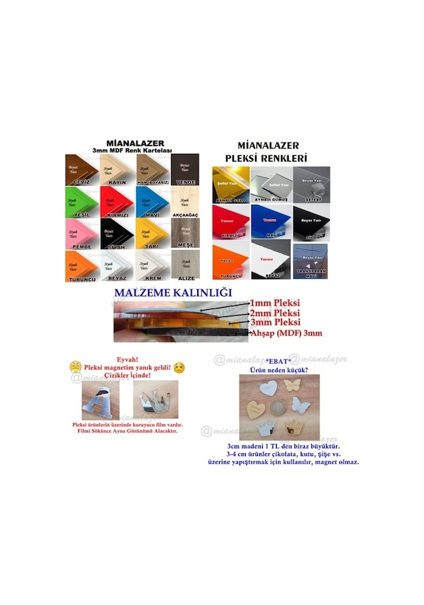 Resim Mianalazer Yıldız Magnet, Yıldız Şeklinde Ahşap, Ahşap Yıldız Pleksi Yıldız 