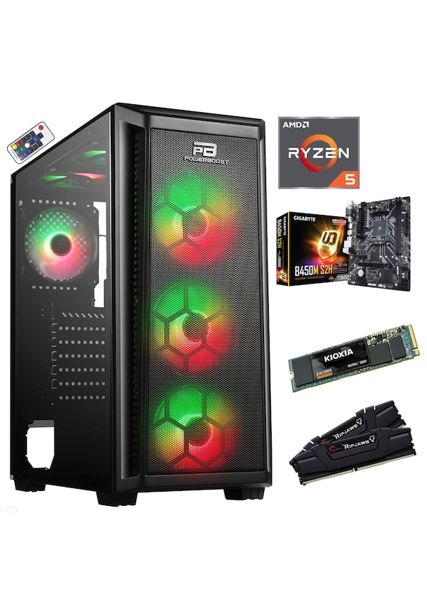 APU AMD Ryzen 5 Pro 3350G 16 GB DDR4 500 GB NVMe SSD Dos Oyuncu ...