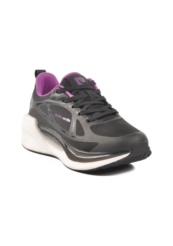 Resim Siyah Beyaz Fileli Hafif Esnek Spor Ayakkabı Pcı-11352 G Siyah - Beyaz 