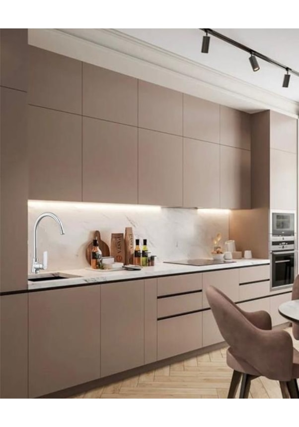 Resim Eca Lia Eviye Mutfak Bataryası Krom 102118888 