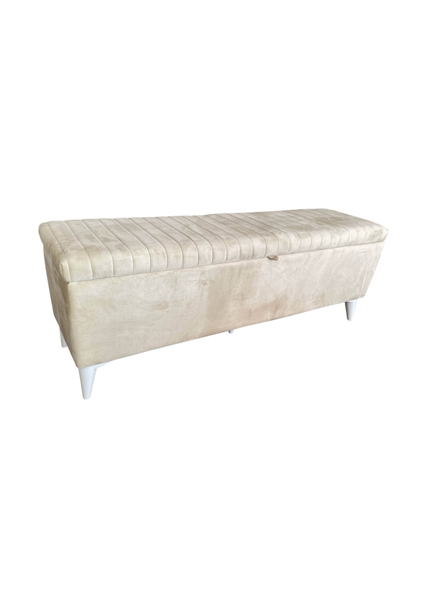 Resim Sandıklı Puf(Bench)-Ayakucu Pufu- 150 cm-Pedli Döşeme-Tek Parça 