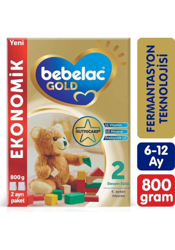 Gold 2 Devam Sütü 800 g 6-12 Ay