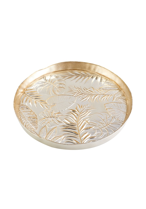 Karaca Tropic Gold Cam Tepsi