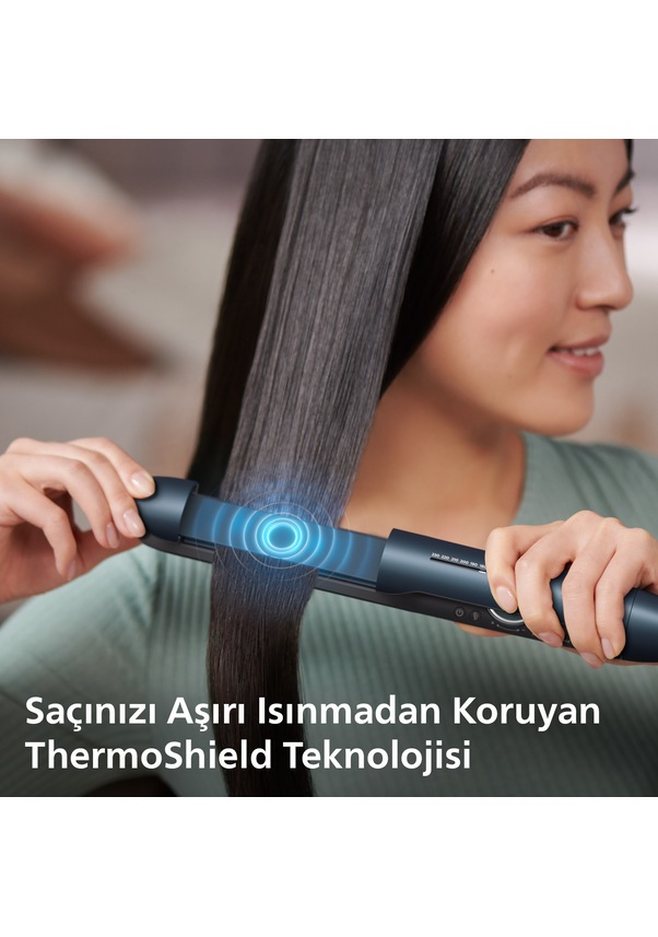 Resim Philips Saç Düzleştirici BHS732/00, Bukle Özelliği, Argan Yağı Katkılı, UV Koruması 