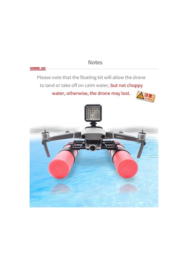 Resim Djı Mavic 2 Pro/zoom Güvenli Suya İniş Ayağı Şamandıra Kit 