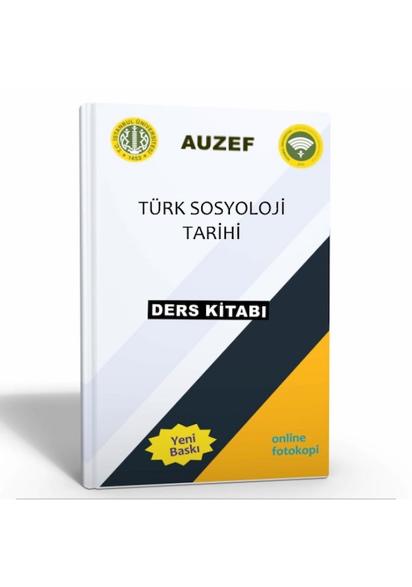 Auzef Türk Sosyoloji Tarihi Ders Kaynakları Fiyatları Ve Özellikleri