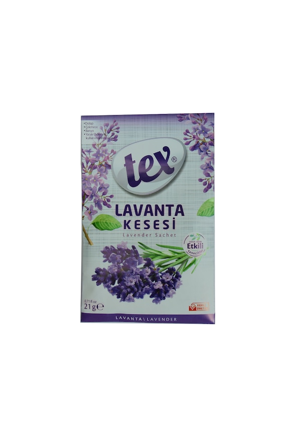 Tex Dolap Çekmece Banyo Lavanta Kesesi Askılı Oda Kokusu 21 G