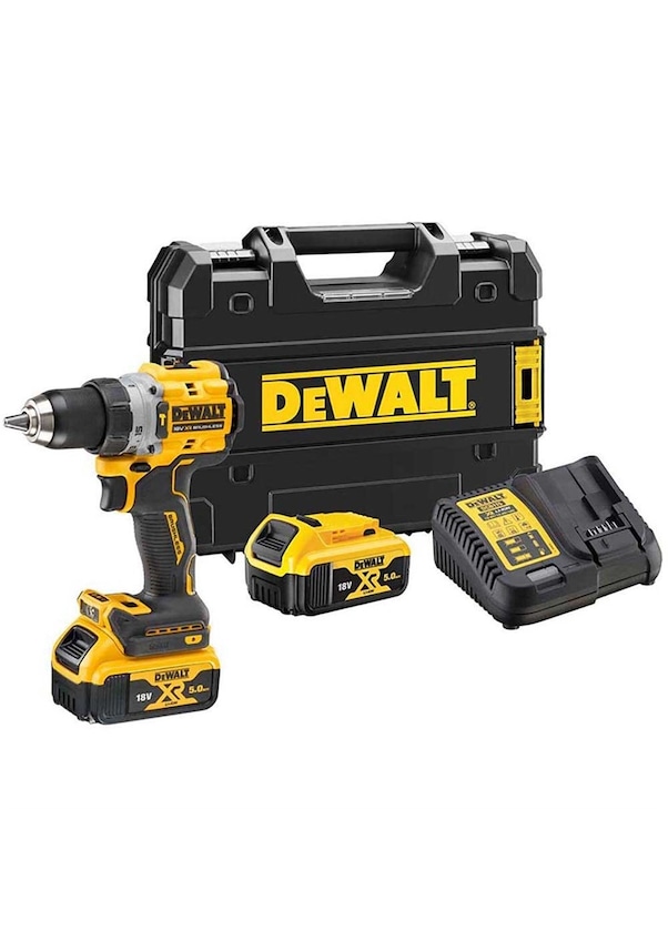 Dewalt Dcd805p2t 18v 5.0ah Li-ıon Kömürsüz Çift Akülü Darbeli Matkap ...