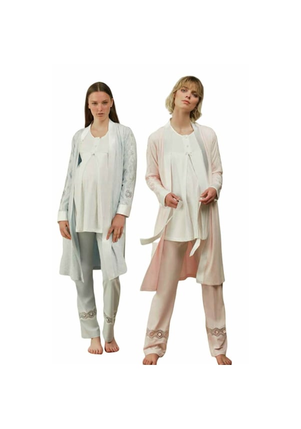 Feyza Lohusa Hamile Pijama Takımı Modelleri
