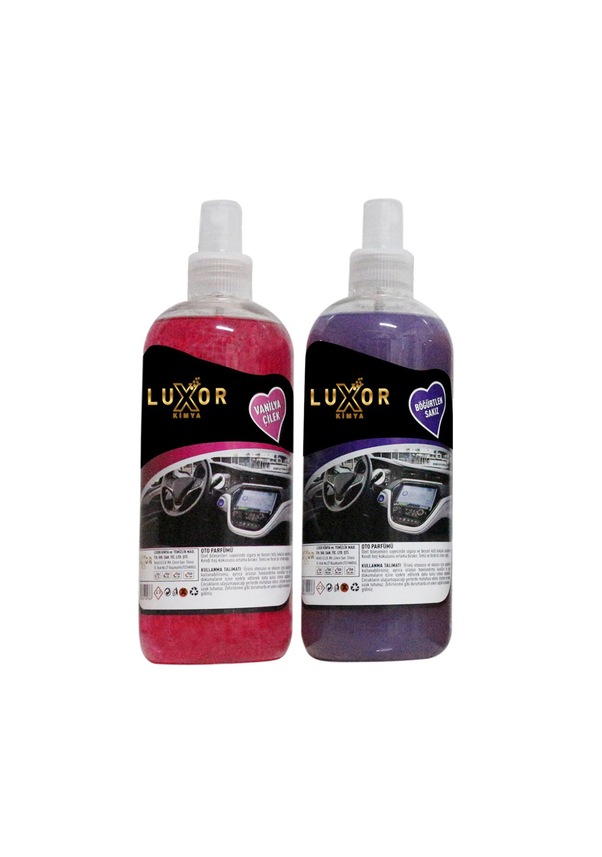 Luxor Kimya Oto Parfümü Böğürtlen Sakız + Vanilya Çilek 2 X 400 ML ...