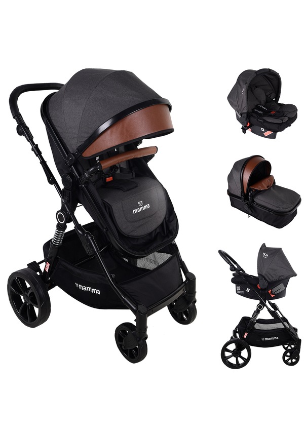 Mamma Shark Travel Sistem Amortisörlü Bebek Arabası