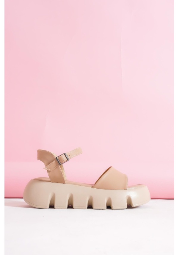 Resim Kadın Kerl Nut Yüksek Taban Bilekten Bağlama Sandalet 001 