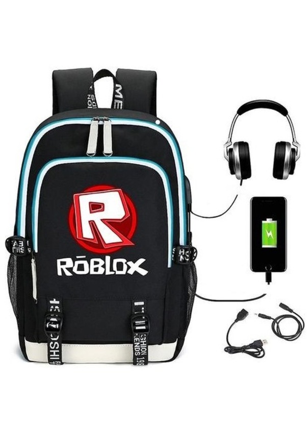 Roblox Usb Şarj Edilebilir Öğrenci Sırt Çantası Siyah Fiyatları ve ...