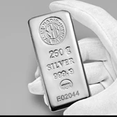 Resim 250 Gr. Gümüş Külçe 