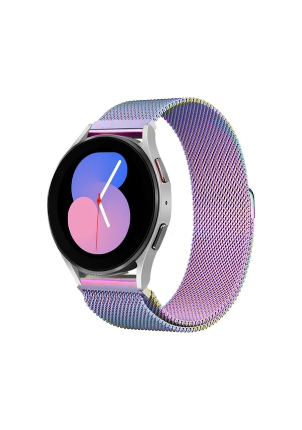 Honor Magic Watch 2 42 MM Metal Hasır Mıknatıslı 20 MM Saat Kordonu ...