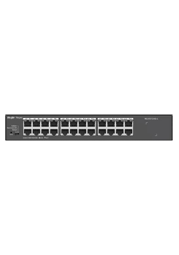 Resim Ruijie Reyee Rg-es124g-l 24 Port 10-100-1000 Mbps Switch Metal Kasa Kdo 