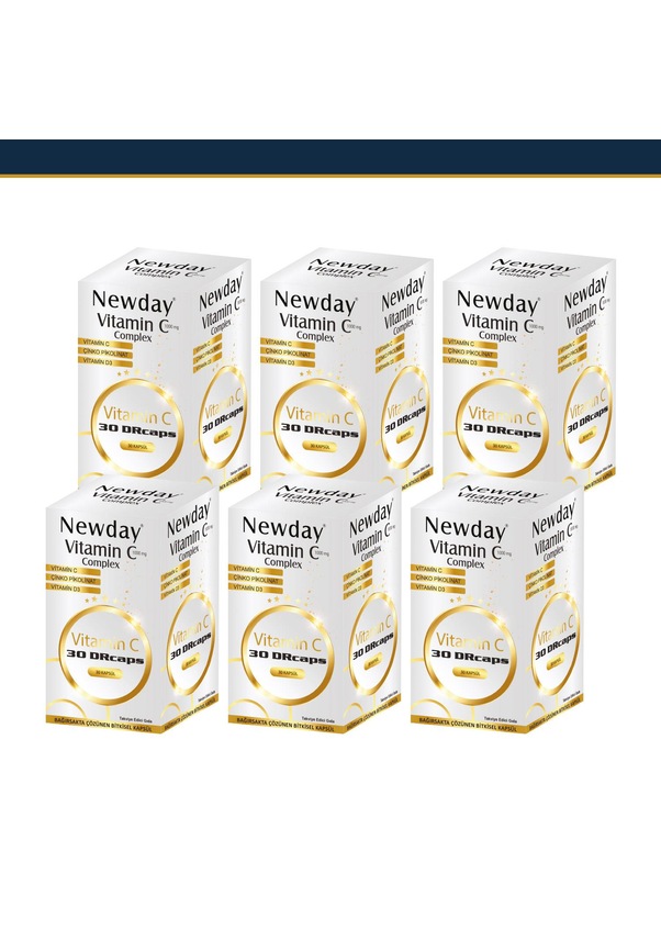 Newday Vitamin C Complex Kapsül 6X Fiyatları ve Özellikleri