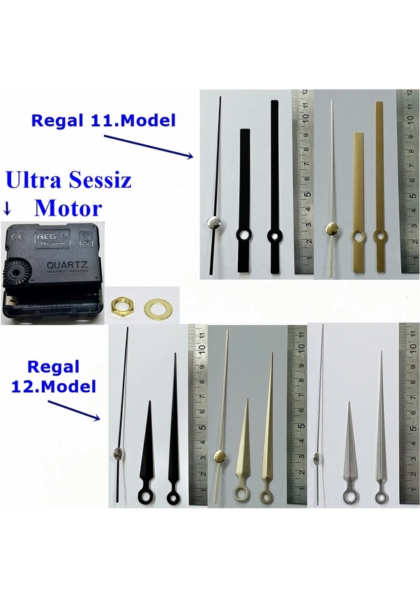 Regal Duvar Saati Motoru Metal Akrep Yelkovan Sessiz Mekanizma Regal Duvar Saati Motoru Metal Akrep Yelkovan Sessiz Mekanizma