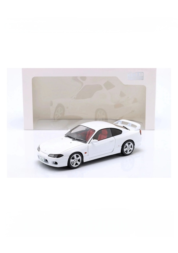 Modellino Solido 1:18 - Nissan Silvia S15 Spec-R Aero 1999 Bianco, S1812201