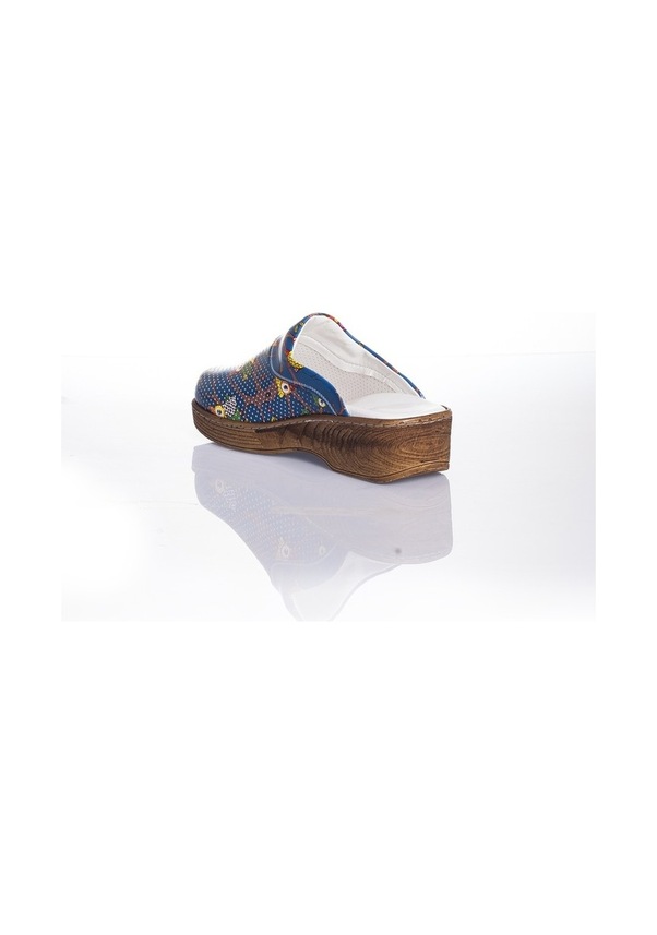 Resim Lacivert Baykuşlar Temalı Ortopedik Sabo Terlik Hemşire Doktor Çok Renkli 