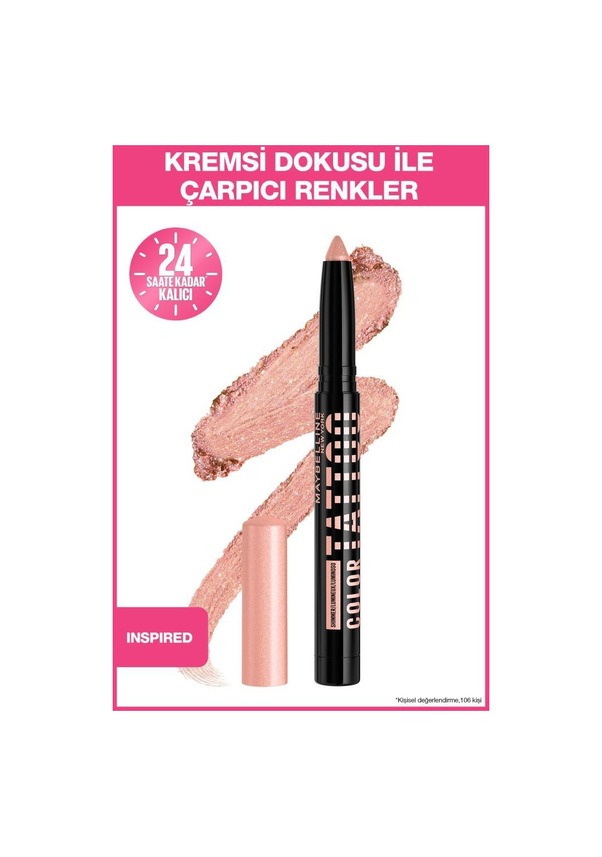 Resim Maybelline New York Color Tattoo 24h Eye Stix Göz Farı - Inspired 3600531672577-9668 00 