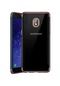 Noktaks - Samsung Galaxy Uyumlu Galaxy J4 - Kılıf Dört Köşesi Renkli Arkası Şefaf Lazer Silikon Kapak - Rose Gold
