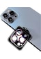 Noktaks - iPhone Uyumlu 13 Pro - Kamera Lens Koruyucu Cl-09 - Colorful