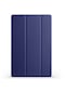 Kilifone - Galaxy Uyumlu Galaxy Tab S9 Fe Plus - Kılıf Smart Cover Stand Olabilen 1-1 Uyumlu Tablet Kılıfı - Lacivert
