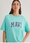 Mavi - Mavi Logo Baskılı Yeşil Tişört 1600843-71750 Yeşil