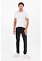 Digital Jeans Örme Hamur Kumaş Dar Kesim Slim Fit Erkek Kot P Siyah