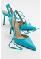 Luvishoes Bonje Mavi Kadın Topuklu Ayakkabı