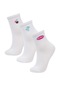 Defacto Kadın Nakış 3lü Pamuklu Soket Çorap B6097axnswt1