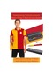 Galatasaray Lisanslı Match Day T-shirt + Uçlu Kalem Set Ahşap Kutulu Koyu Kırmızı