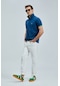 Lufian Erkek Laon Smart Polo T-shirt 111040206 Açık Lacivert Açık Lacivert