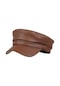 Suntek Newsboy Cabbie Cap Fiddler Acht Sailor Hat Şapkası Kahve Kahve
