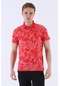 Maraton Sportswear Regular Erkek Polo Yaka Kısa Kol Beach Kırmızı T-Shirt 20604-Kırmızı